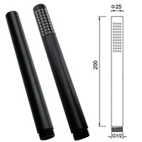 Pommeau de Douche Baguette Laiton, Sortie Murale et Flexible, 6 Finitions