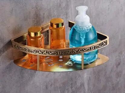 Accessoires Salle de Bain Bronze Antique Ciselé en Aluminium à la Pièce, 13 Articles