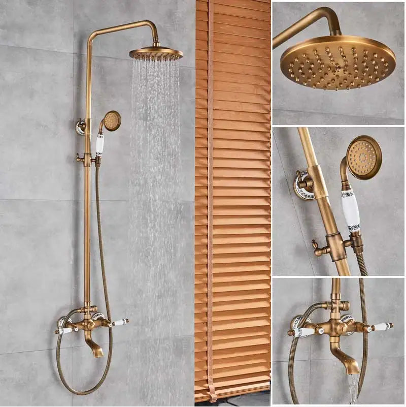 Colonne de Douche de Luxe Murale avec Douchette à Main