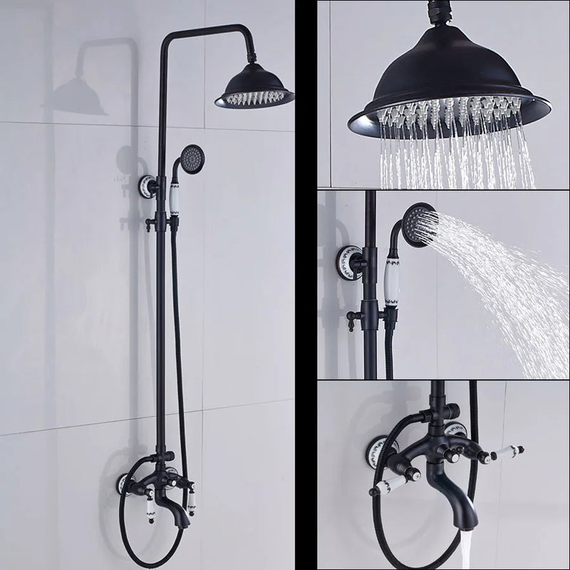 Colonne de Douche de Luxe Murale avec Douchette à Main