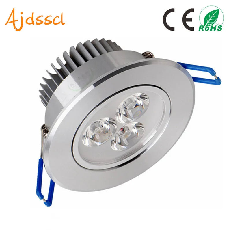 Spot LED Encastrable Dimmable 6 à 21 W, Argent, Ø 83 ou 106 mm