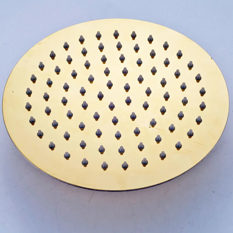 Pommeau de Douche Pluie Inox Carré ou Rond 20, 25 ou 30 cm