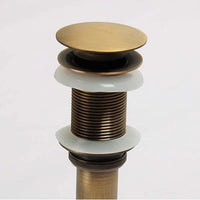 Bonde de Vidage Laiton Bronze Sans Trop-Plein 37-55 mm