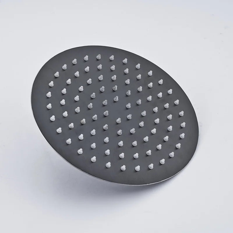 Pommeau de Douche Pluie Inox Carré ou Rond 20, 25 ou 30 cm
