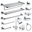 Accessoires Salle de Bain Inox Doré ou Chromé à Choisir