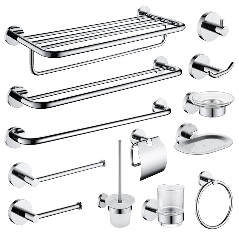 Accessoires Salle de Bain Inox Doré ou Chromé à Choisir