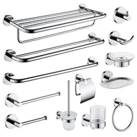 Accessoires Salle de Bain Inox Doré ou Chromé à Choisir