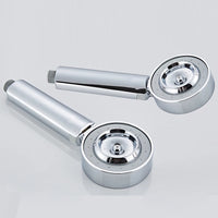 Pommeau de Douche Double Face Chromé, Rond 8 cm, Économie d'Eau