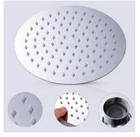 Pommeau de Douche Pluie Inox Carré ou Rond 20, 25 ou 30 cm
