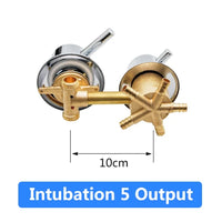 Mitigeur Douche Laiton 2 à 5 Sorties Entraxe 10 ou 12,5 cm