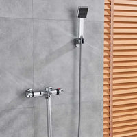Mitigeur de Douche Thermostatique Chromé Ensemble Complet