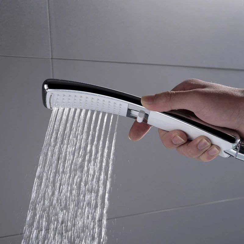 Barre de Douche avec Pommeau à Main Cascade Ronde