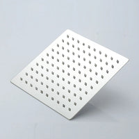 Pommeau de Douche Pluie Inox Carré ou Rond 20, 25 ou 30 cm