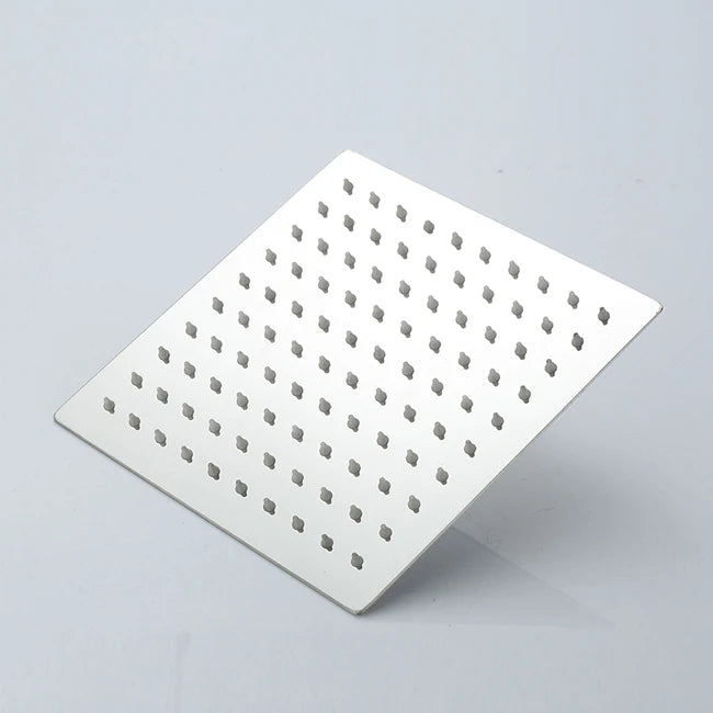 Pommeau de Douche Pluie Inox Carré ou Rond 20, 25 ou 30 cm