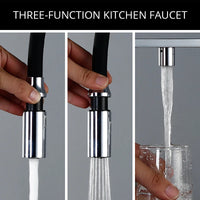 Mitigeur Cuisine Douchette Extractible Double Poignée