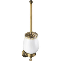 Ensemble d'Accessoires de Salle de Bain Bronze Antique avec Étagère
