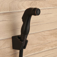 Douchette WC Bronze Huilé Kit ABS avec Flexible Inox 1,5 m et Support