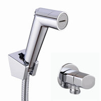 Douchette WC Kit Complet Chromé, Noir ou Nickel Brossé avec Flexible