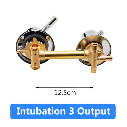 Mitigeur Douche Laiton 2 à 5 Sorties Entraxe 10 ou 12,5 cm