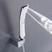 Barre de Douche avec Pommeau à Main Cascade Ronde