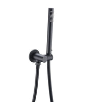 Pommeau de Douche Baguette Laiton, Sortie Murale et Flexible, 6 Finitions