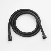 Barre de Douche Coulissante Noir Mat, Douchette Carrée 3 Jets et Flexible