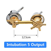 Mitigeur Douche Laiton 2 à 5 Sorties Entraxe 10 ou 12,5 cm