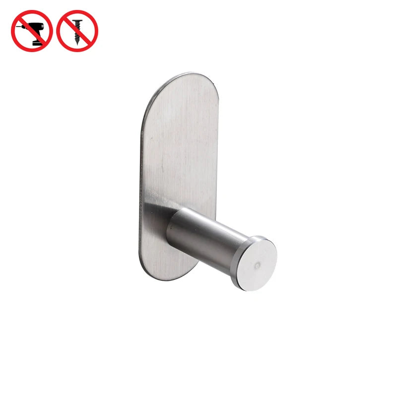 Accessoires Salle de Bain Sans Perçage à la Pièce, 4 Finitions
