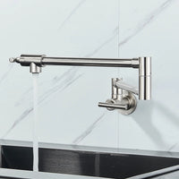 Robinet Remplisseur Mural Pliable Laiton, Une ou Deux Commandes, 4 Finitions
