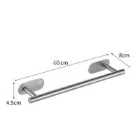 Accessoires Salle de Bain Sans Perçage à la Pièce ou en Ensemble, 3 Finitions