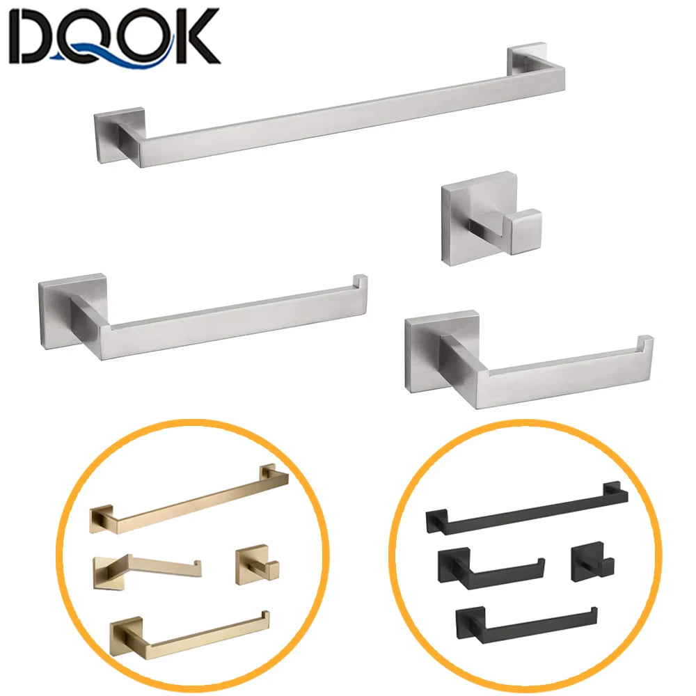 Accessoires Salle de Bain Inox à la Pièce, 22 Articles, 3 Finitions