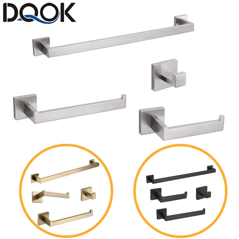Accessoires Salle de Bain Inox à la Pièce, 22 Articles, 3 Finitions
