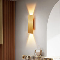 Applique Murale LED Rectangulaire Haut et Bas, Aluminium, 9,8 à 61 cm