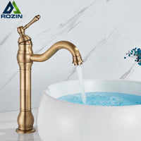 Mitigeur Lavabo Rétro Pivotant 360 Laiton