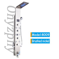Colonne de Douche LED Cascade et Pluie, 18 Modèles dont Thermostatique