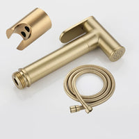 Kit Douchette WC Murale avec Flexible et Robinet d'Angle, 6 Finitions
