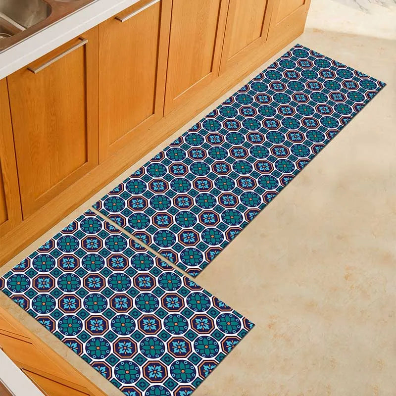 Tapis de Cuisine Antidérapant Imprimé, 13 Motifs, du 40 x 60 au 50 x 160 cm