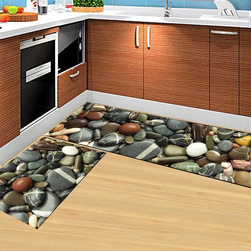 Tapis de Cuisine Antidérapant Imprimé, 13 Motifs, du 40 x 60 au 50 x 160 cm