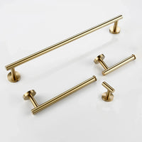 Accessoires Salle de Bain Inox 4 Pièces Support Mural