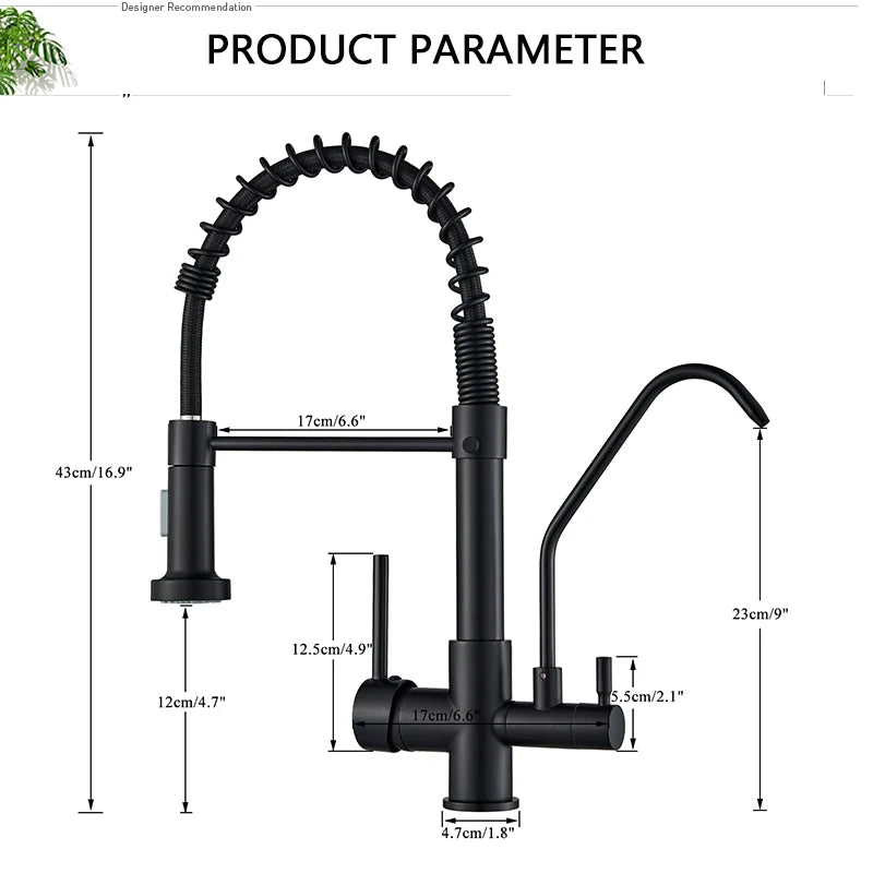 Robinet de Cuisine Filtrant 3 Voies Eau Purifiée