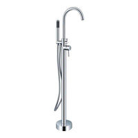 Robinet Baignoire sur Pied Deux Leviers, Inverseur et Douchette, 7 Finitions