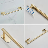 Accessoires Salle de Bain Sans Perçage à la Pièce, 4 Finitions