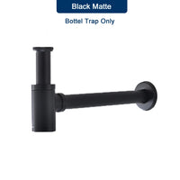 Siphon Lavabo Bouteille Clic-Clac 6 Finitions Housse Incluse