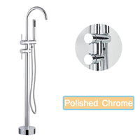 Robinet de Baignoire sur Pied 7 Finitions Bec Pivotant