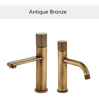 Mitigeur Lavabo Bronze Antique à Poser Laiton