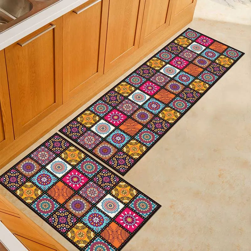 Tapis de Cuisine Antidérapant Imprimé, 13 Motifs, du 40 x 60 au 50 x 160 cm