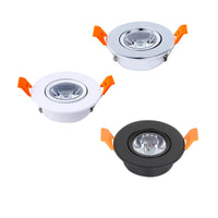 Mini Spot LED Encastrable Cuisine Ø 68 mm, 1 ou 3 W, 6 Couleurs