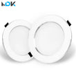 Spot LED Encastrable Blanc Liseré Argent, 3 à 18 W, Ø 69 à 118 mm