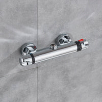 Mitigeur Thermostatique Douche ou Bain-Douche Mural Chromé, 4 Modèles