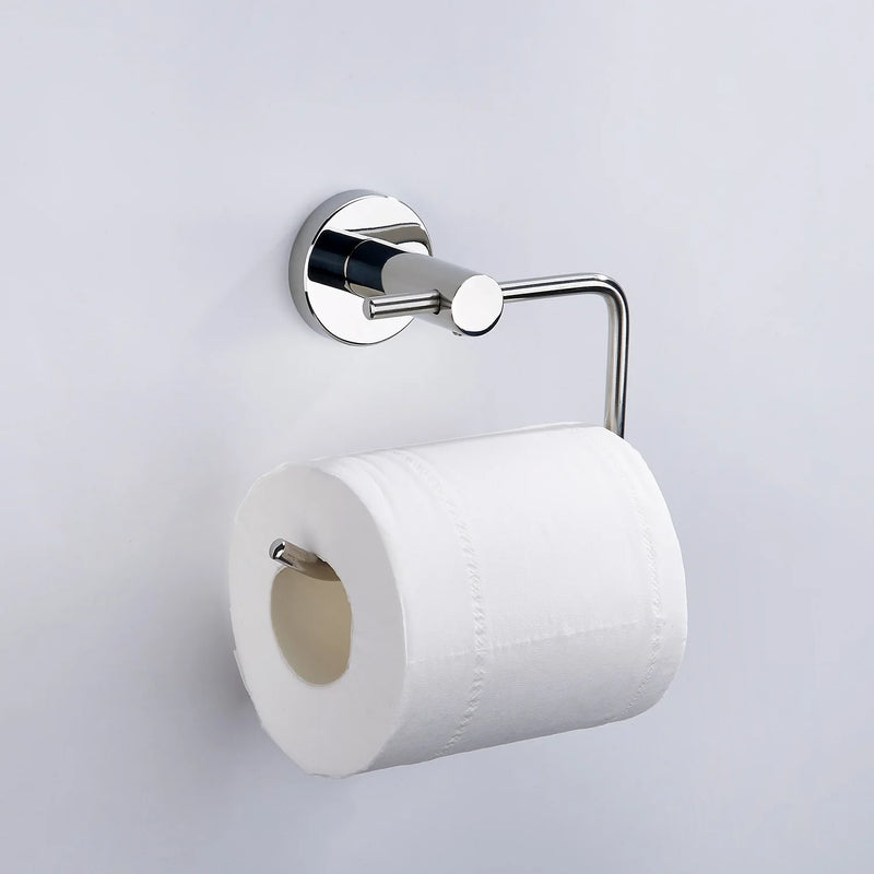 Porte-Papier Toilette Inox Mural Vissé ou Autocollant